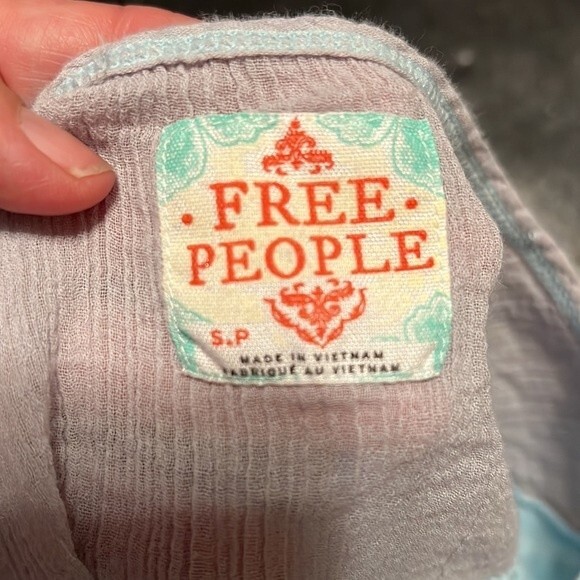 Free people boho style top size small - Picture 4 of 7